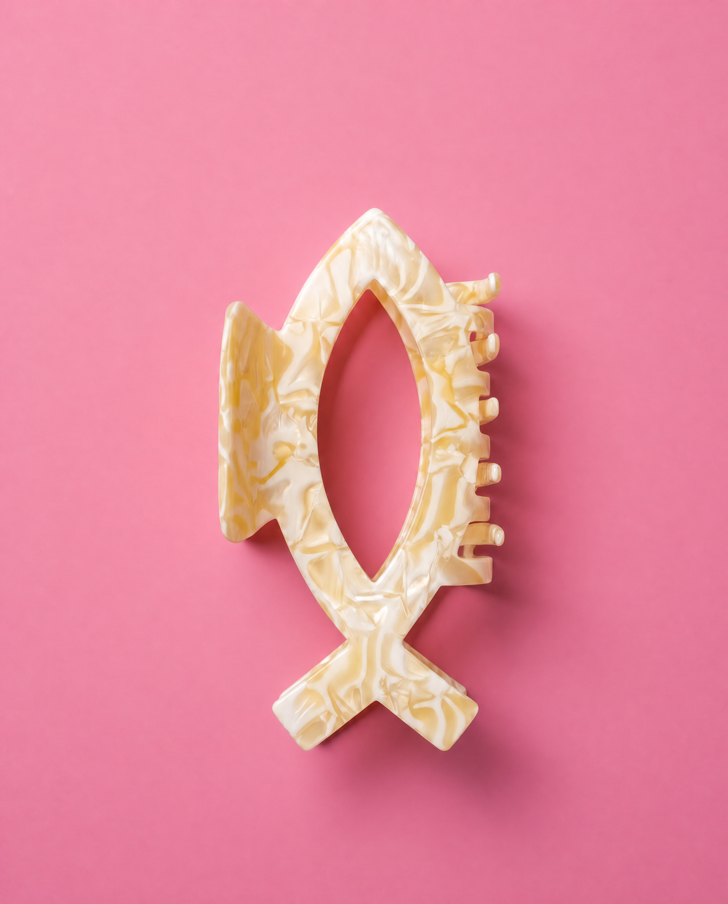 Cream Ichthys Hair Claw (PREORDER)