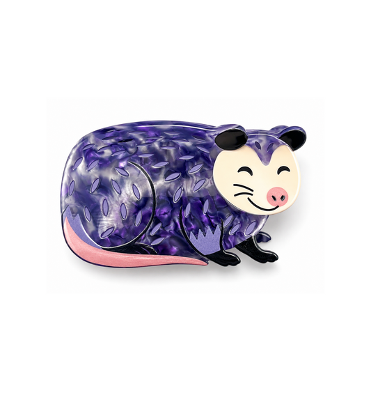 "Belvedere" Opossum Claw Clip