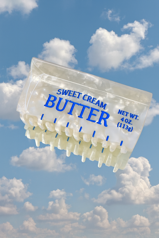 Sweet Cream Butter Claw Clip