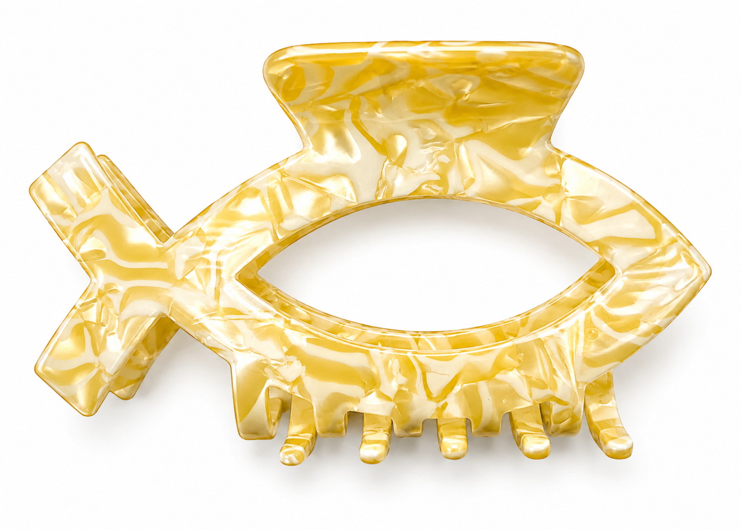 Cream Ichthys Hair Claw (PREORDER)