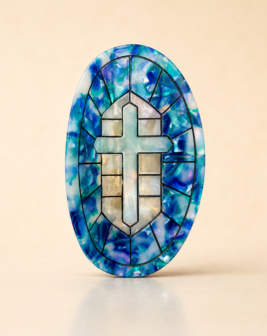 Blue Stained Glass Window Claw (PREORDER)