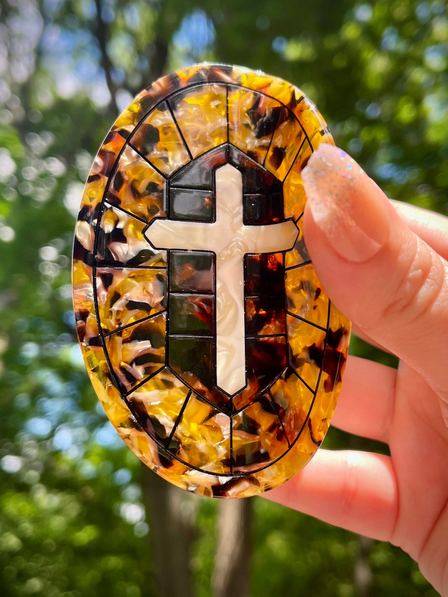 Amber Stained Glass Window Claw (PREORDER)